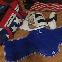 Youth martial arts bags and equipment