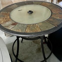 Bar Height Outdoor Table 