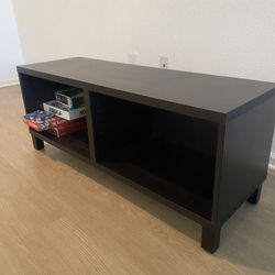 IKEA Black/Brown TV Stand With Legs