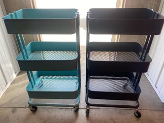 Rolling storage carts