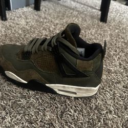 jordan 4 retro fear & retro se olive green craft