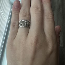 Vintage Diamond Cluster Ring
