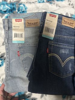 Girls New Levi Jean pants size 7