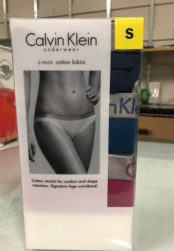 New Calvin Klein Cotton Bikini Small