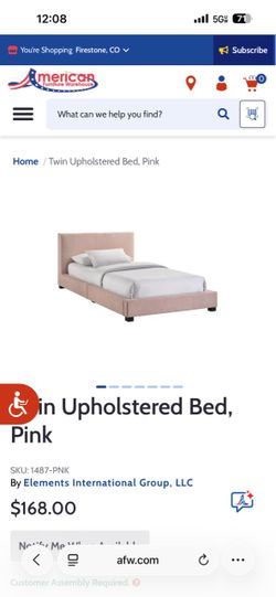 Bed frame and mattress (2)