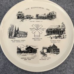 NY 1776-1976 Bicentennial Collectors Plate