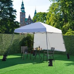One-person Set Up Canopy Pop-up Tent w/ Sidewall