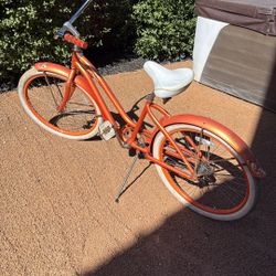 BEACH CRUISER!!! Custom Orange! 