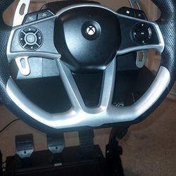 racing simulator for xbox one, one se one x, comes with support for steering wheel and pedals 