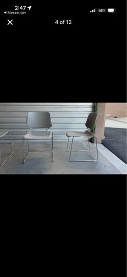 Commercial chairs STACKABLE CHAIRS, stainless steel - $10 EACH