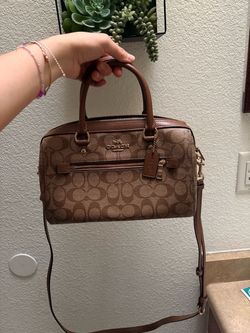 Coach Signature Canvas Satchel