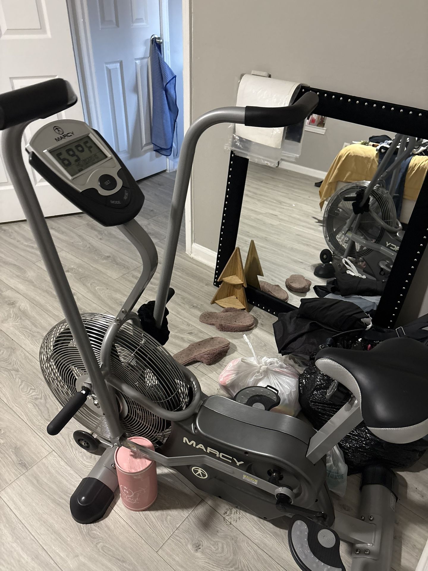 Marcy Air Resistance Exercise Fan Bike 