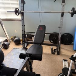 Olympic Surge Weight Bench & 7’ Olympic Bar and Weights