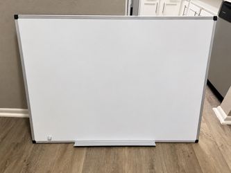 Large Dry Erase Whiteboard with Aluminum Frame