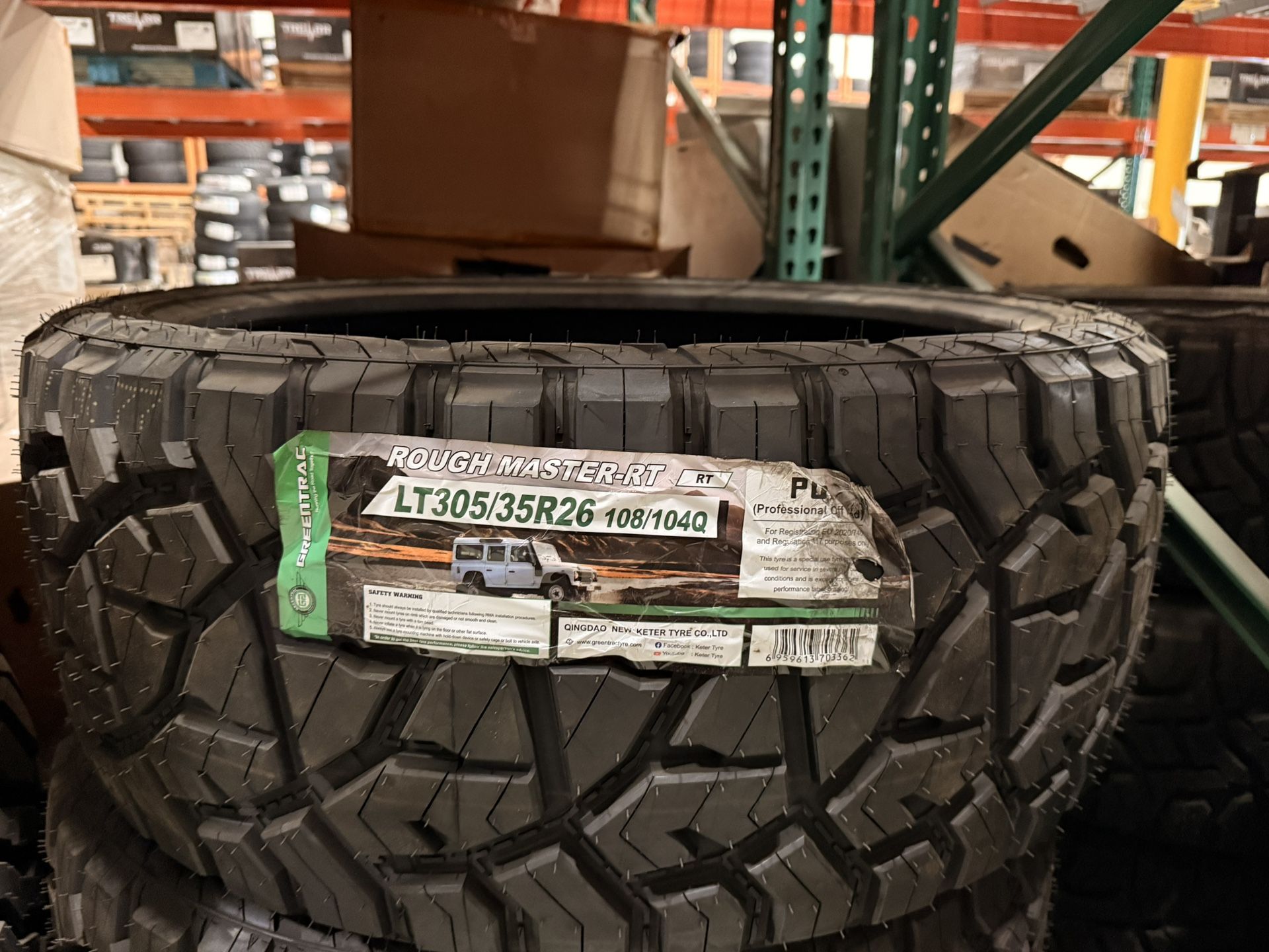 1 New Tire Greentrac 305/35R26 RT