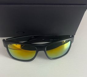 Oakley Sunglasses Matte Black Fire Iridium Lenses