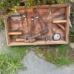 Shadow Box Old Tools