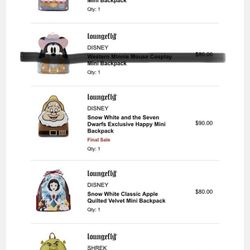 Disney Backpacks 