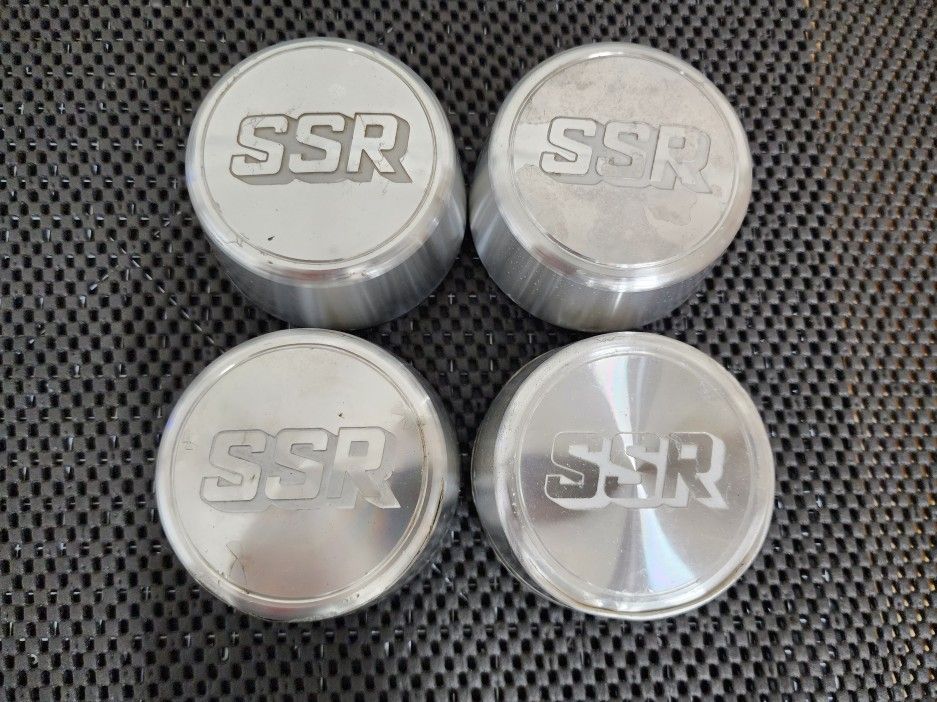 SSR Wheel Center Caps 75mm Vintage JDM