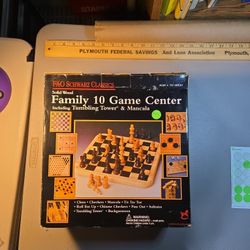 Vintage FAO Schwartz Solid Wood Family 10 Game Center 