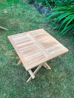 Teak Wood Folding Outdoor Table