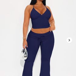 Fashion Nova Halter Set 