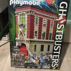 Playmobil Ghostbusters Firehouse Playset 9219 New In Box/Sealed
