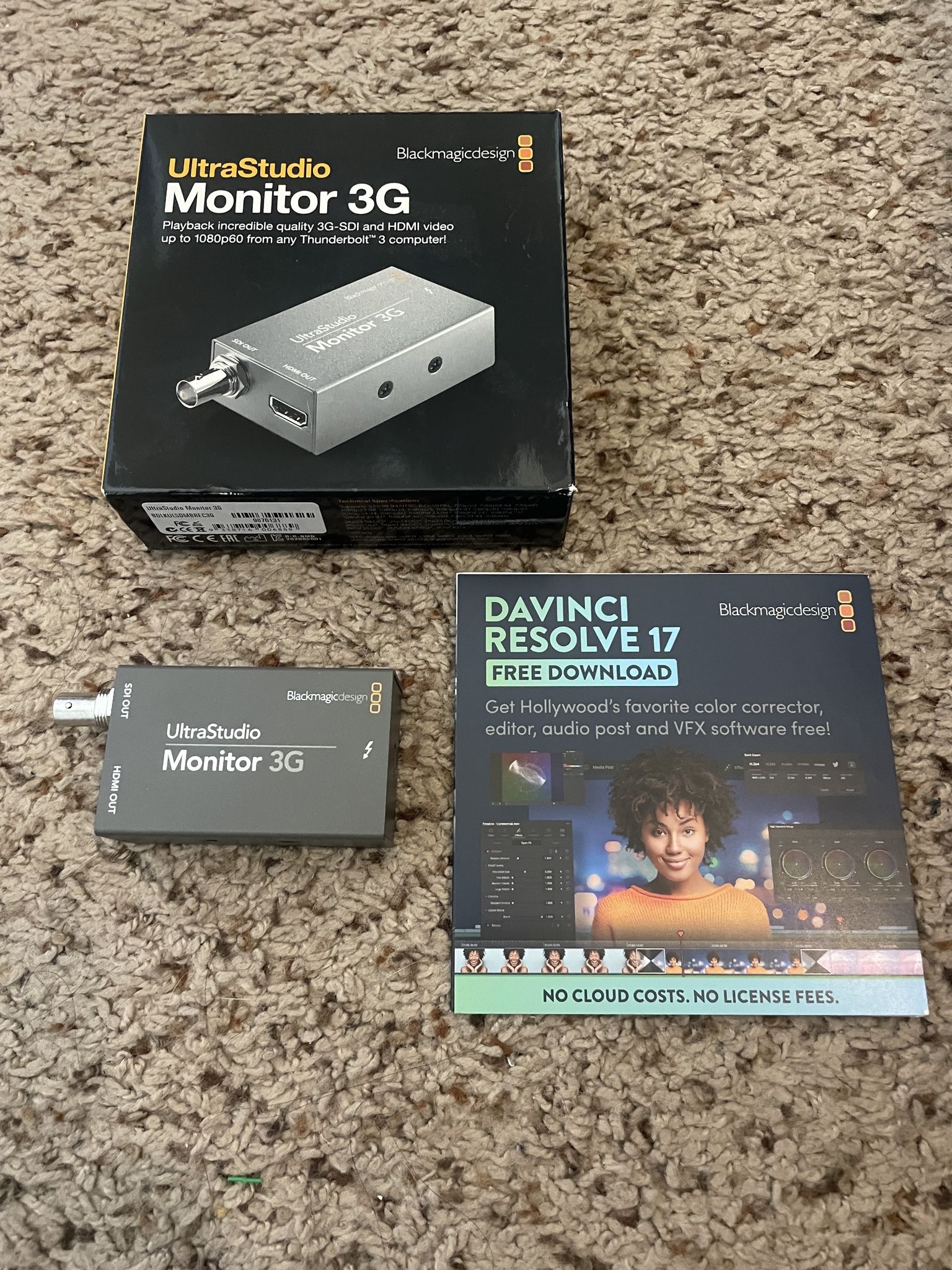 Davinci Resolve Ultrastudio Mini Recorder 3g Blackmagic Design