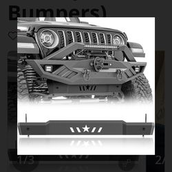 Jeep Wrangler JLJLU Unlimited & 2020-2026 Gladiator JT, Bumper Cover Lower Guard Engine Protector (Not Fits Original Factory Bumpers)