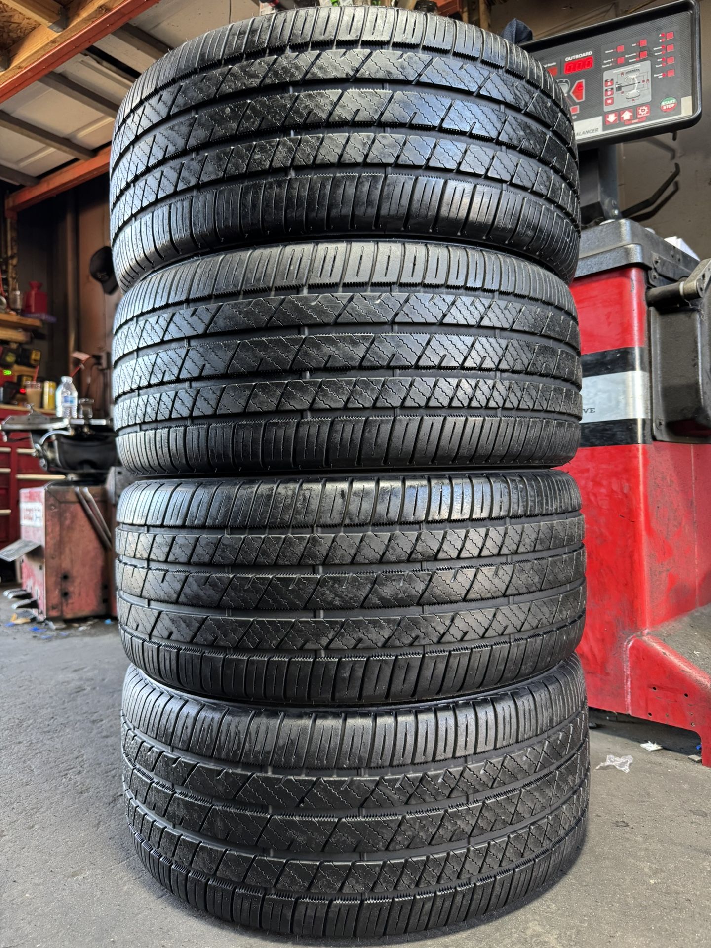 4 BRIDGESTONE TIRES 235/45/17 FREE MOUNT AND BALANCE 