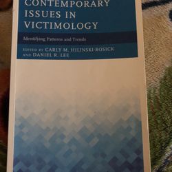 Contemporary Issues In Victimology 