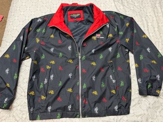 Polo rain jacket with hoodie