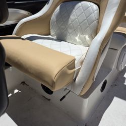 Custom Captains Chair Skins, Pontoon, Speed Boats, Skins Boats,  Marine Vinyls Only