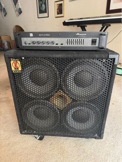 Ampeg SVT-3 Pro BASS AMP and Eden D410T Bass Cab