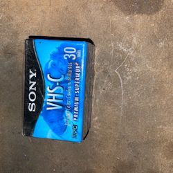 Sony 2 Pack VHS C Tapes New