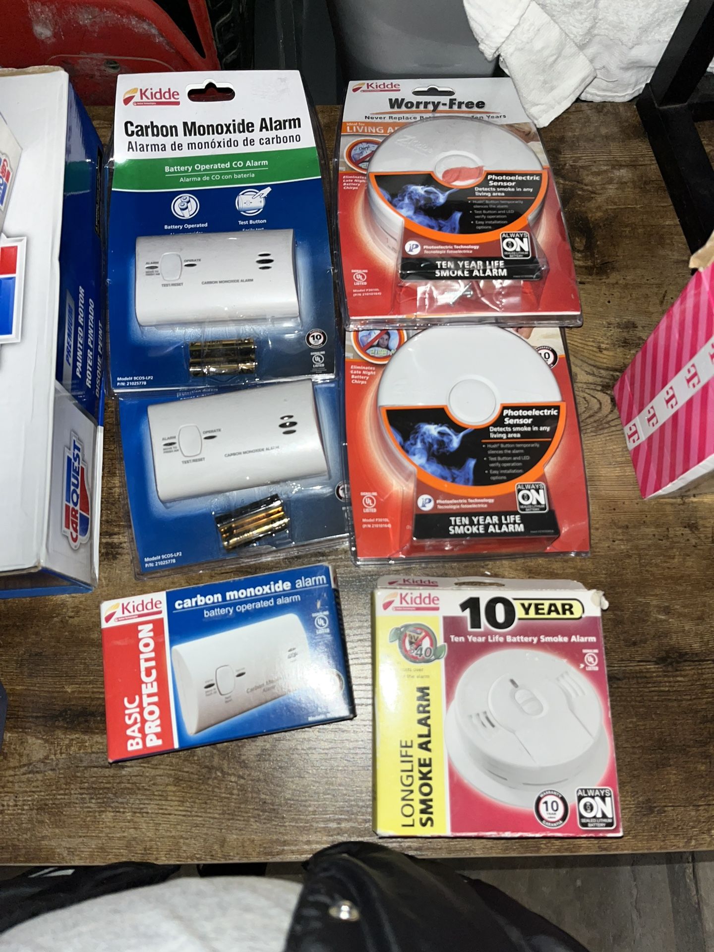 Smoke And Carbon Monoxide Alarms NEW