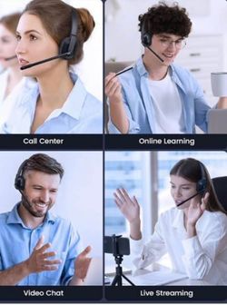 EKSAtelecom H5 SE Wireless Headset – AI Noise Cancelling – Brand New