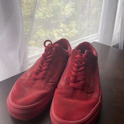 Red Unisex Van Shoes 