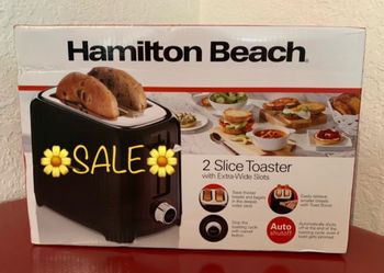 NEW!!!!!! HAMILTON BEACH TOASTER