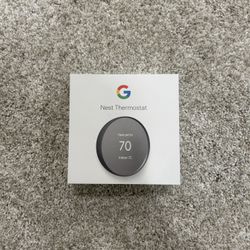Google Nest Smart Thermostat 4th Gen - Charcoal- G4CVZ - Open Box/Never Used
