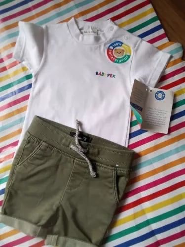 boys bnwt top and shorts age 3-6 months
