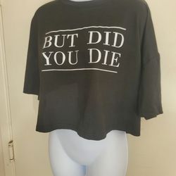 Cute cropped workout top