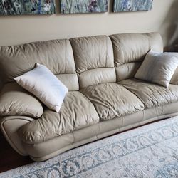 Nap-worthy Leather Couch