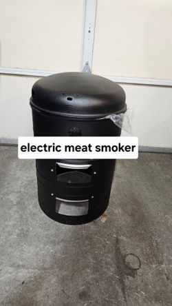 Electric meat smoker - new