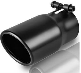 Mupera 2.5" Inlet Exhaust Tip - 3" Outlet, 6" Length