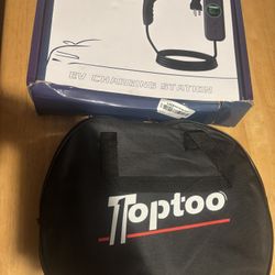 Toptoo 1+2 EV Charger Level Portable Electric Car Charger 6-20P 16A Power Plug 3.5KW 110V-240V for J1772 Electric Cars (Applicable to Household Electr