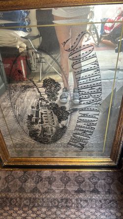 Southern Comfort vintage mirrored sign
