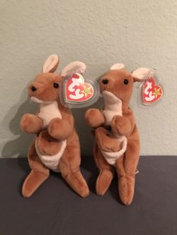 Kangaroo beanie babies