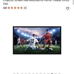 Home Entertainment/Projector Screen/Fixed Frame Projector Screen/Office/Home