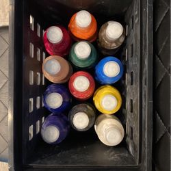 Tempera Paint 160z bottles. (12 colors)  